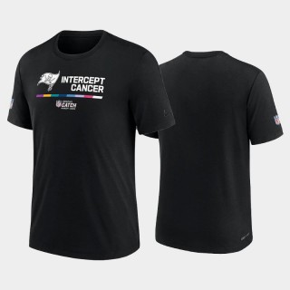 Men's Buccaneers Black 2022 NFL Crucial Catch Performance T-Shirt