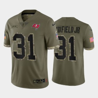 Tampa Bay Buccaneers Antoine Winfield Jr. 2022 Salute To Service Limited Jersey - Olive