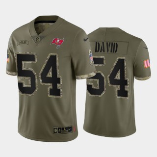 Tampa Bay Buccaneers Lavonte David 2022 Salute To Service Limited Jersey - Olive