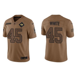 2023 Salute To Service Veterans Devin White Buccaneers Brown Jersey