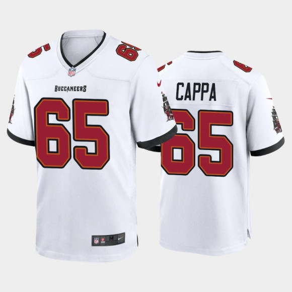 Buccaneers #65 Alex Cappa Game Jersey - White