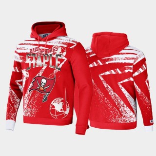 Tampa Bay Buccaneers Red All Over Print Pullover Hoodie