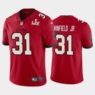 Antoine Winfield Jr. Tampa Bay Buccaneers Red Super Bowl LV Vapor Limited Jersey
