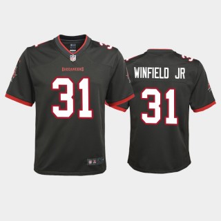 Youth Tampa Bay Buccaneers Antoine Winfield Jr. Game Jersey - Pewter