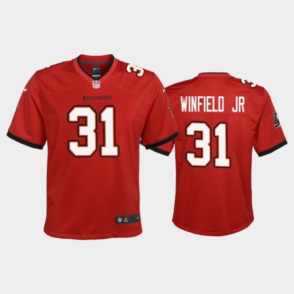Youth Tampa Bay Buccaneers Antoine Winfield Jr. Game Jersey - Red