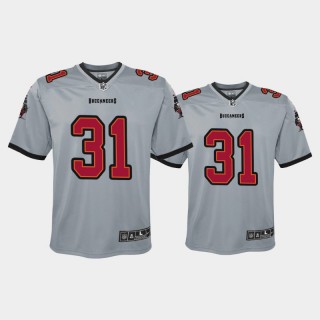 Youth Tampa Bay Buccaneers Antoine Winfield Jr. Inverted Game Jersey - Gray