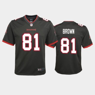Youth Tampa Bay Buccaneers Antonio Brown Game Jersey - Pewter