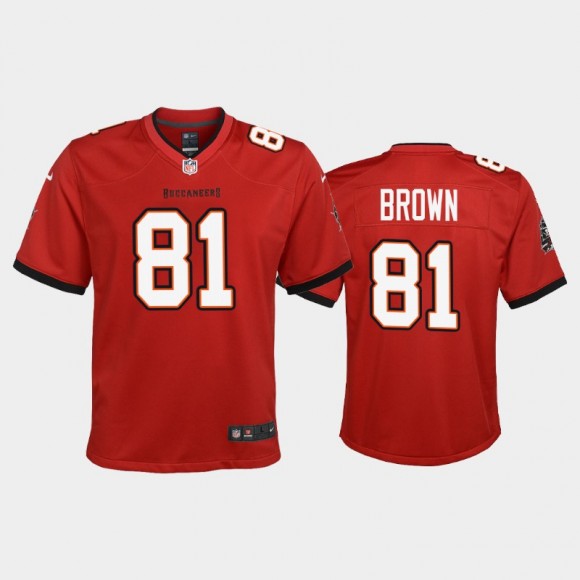 Youth Tampa Bay Buccaneers Antonio Brown Game Jersey - Red