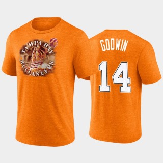 Men's Tampa Bay Buccaneers Chris Godwin Heathered Orange Sporting Chance T-Shirt