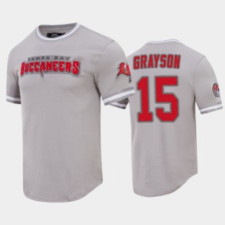 Tampa Bay Buccaneers Cyril Grayson Gray Classic Chenille Team Logo T-Shirt