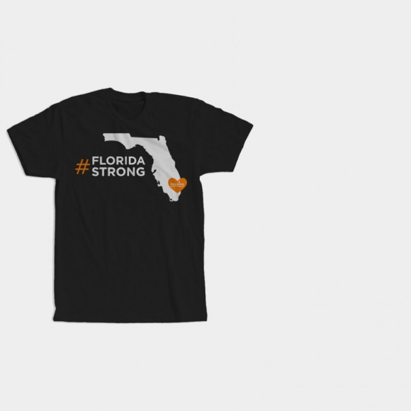 Tampa Bay Buccaneers Black Florida Strong T-Shirt