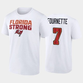 Leonard Fournette Tampa Bay Buccaneers White Florida Strong T-Shirt