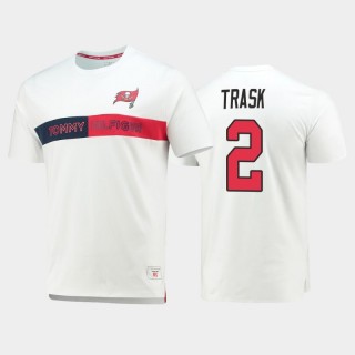 Tampa Bay Buccaneers Kyle Trask White Team Logo Core T-Shirt