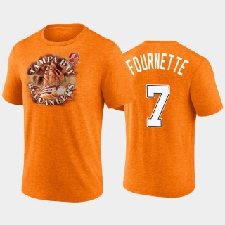 Men's Tampa Bay Buccaneers Leonard Fournette Heathered Orange Sporting Chance T-Shirt