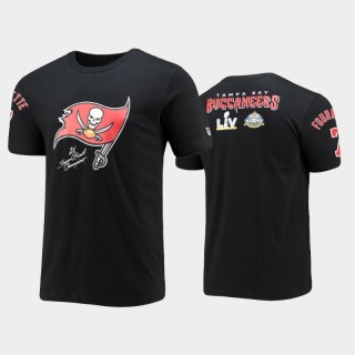 Tampa Bay Buccaneers Leonard Fournette Black Super Bowl Champions Commemorative T-Shirt