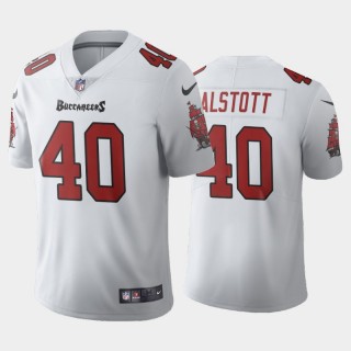 Tampa Bay Buccaneers Mike Alstott White Vapor Limited Retired Player Away Jersey