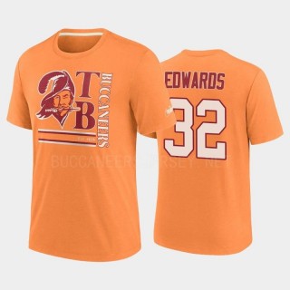 Men's Tampa Bay Buccaneers Mike Edwards Orange Wordmark Logo T-Shirt