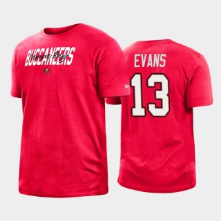 Tampa Bay Buccaneers Mike Evans Red 2022 NFL Draft T-Shirt