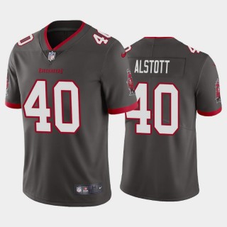 Mike Alstott Tampa Bay Buccaneers Pewter Vapor Limited Retired Player Jersey