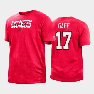 Tampa Bay Buccaneers Russell Gage Red 2022 NFL Draft T-Shirt