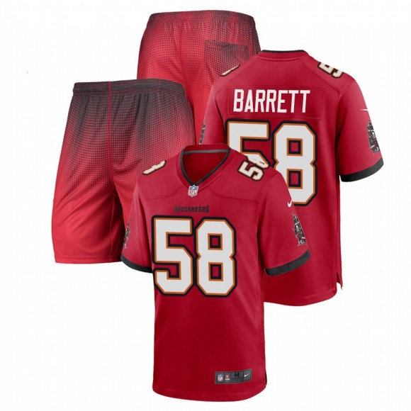 Tampa Bay Buccaneers Shaquil Barrett Red Game Jersey Shorts Set