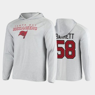Tampa Bay Buccaneers Shaquil Barrett Gray Team Logo Hoodie Raglan T-Shirt