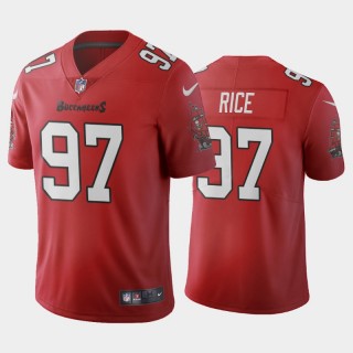 Tampa Bay Buccaneers Simeon Rice Red Vapor Limited Retired Player Home Jersey