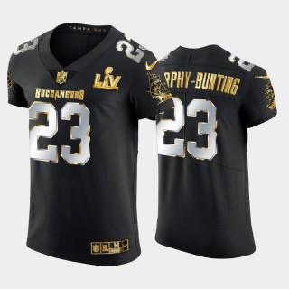 Buccaneers Sean Murphy-Bunting Black Super Bowl LV Golden Edition Elite Jersey