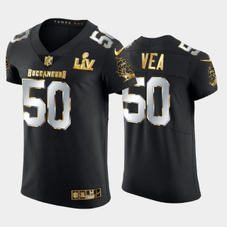 Buccaneers Vita Vea Black Super Bowl LV Golden Edition Elite Jersey