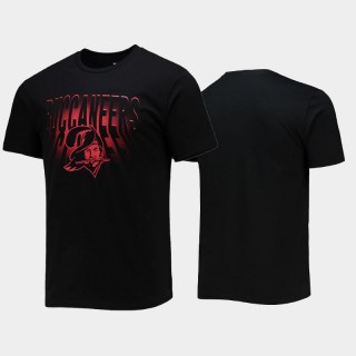 Tampa Bay Buccaneers Black Team Logo Slant T-Shirt