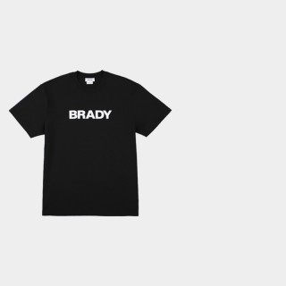 Men's Tom Brady Tampa Bay Buccaneers Black Wordmark Short Sleeve T-Shirt