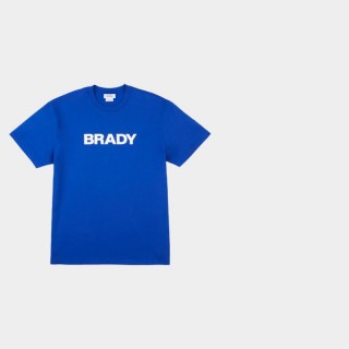 Men's Tom Brady Tampa Bay Buccaneers Blue Wordmark Short Sleeve T-Shirt
