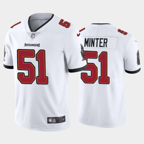 Kevin Minter Tampa Bay Buccaneers White Vapor Limited Jersey