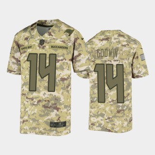 Youth Buccaneers Chris Godwin Green Salute to Service Game Jersey