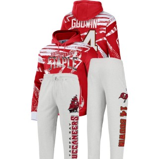 Tampa Bay Buccaneers Chris Godwin Red All Over Print Hoodie Pants Set