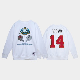 Tampa Bay Buccaneers Chris Godwin Super Bowl XXXVII Champions White Sweatshirt