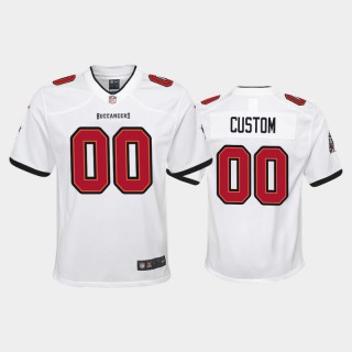 Youth Tampa Bay Buccaneers Custom Game Jersey - White
