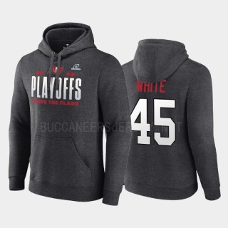 Devin White Tampa Bay Buccaneers Charcoal 2022 NFL Playoffs Our Time Hoodie