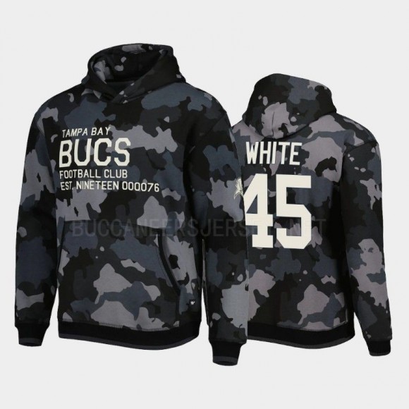 Devin White Tampa Bay Buccaneers Salute To Service Hoodie - Black Camo