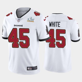 Devin White Tampa Bay Buccaneers White Super Bowl LV Vapor Limited Jersey