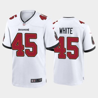 Buccaneers #45 Devin White Game Jersey - White