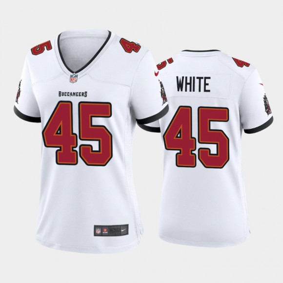 Women's Devin White Tampa Bay Buccaneers White Game Jersey