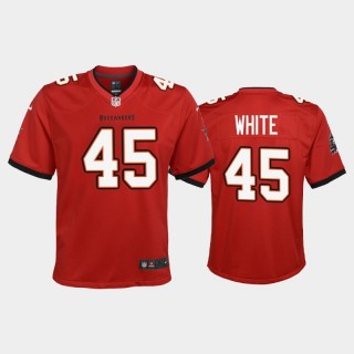 Youth Tampa Bay Buccaneers Devin White Game Jersey - Red