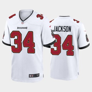 Buccaneers #34 Dexter Jackson Game Retired Player Jersey - White
