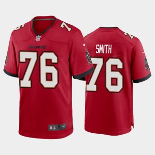 Buccaneers #76 Donovan Smith Game Jersey - Red