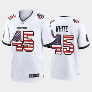 Tampa Bay Buccaneers Devin White White 2022 Memorial Day Game Jersey