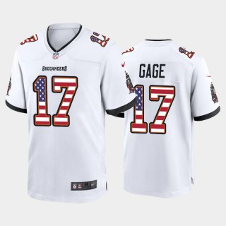 Tampa Bay Buccaneers Russell Gage White 2022 Memorial Day Game Jersey