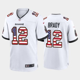 Tampa Bay Buccaneers Tom Brady White 2022 Memorial Day Game Jersey