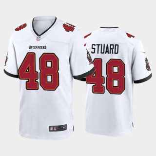 Buccaneers #48 Grant Stuard Game Jersey - White