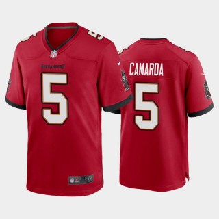 Jake Camarda #5 Buccaneers Red 2022 NFL Draft Game Jersey